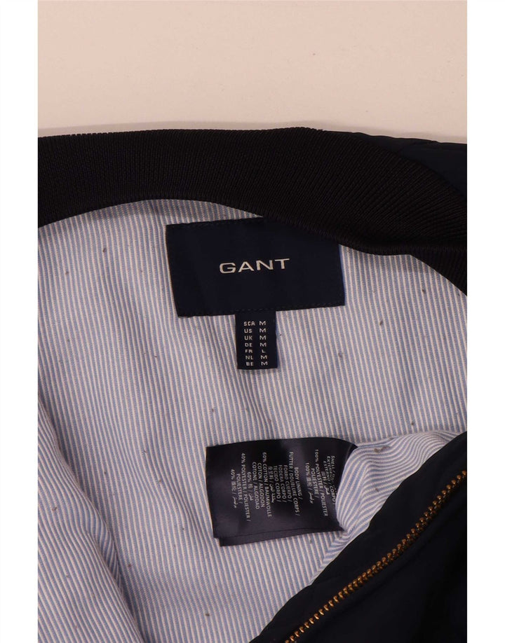 Gant Mens Quilted Jacket UK 38 Medium Navy Blue Polyester