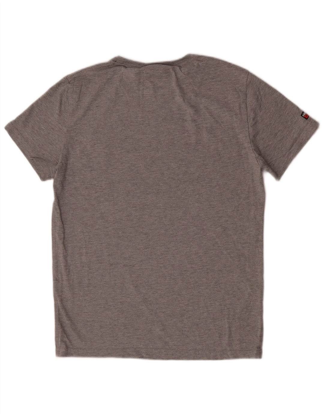 Superdry Mens Extra Slim Graphic T-Shirt Top Large Grey Cotton