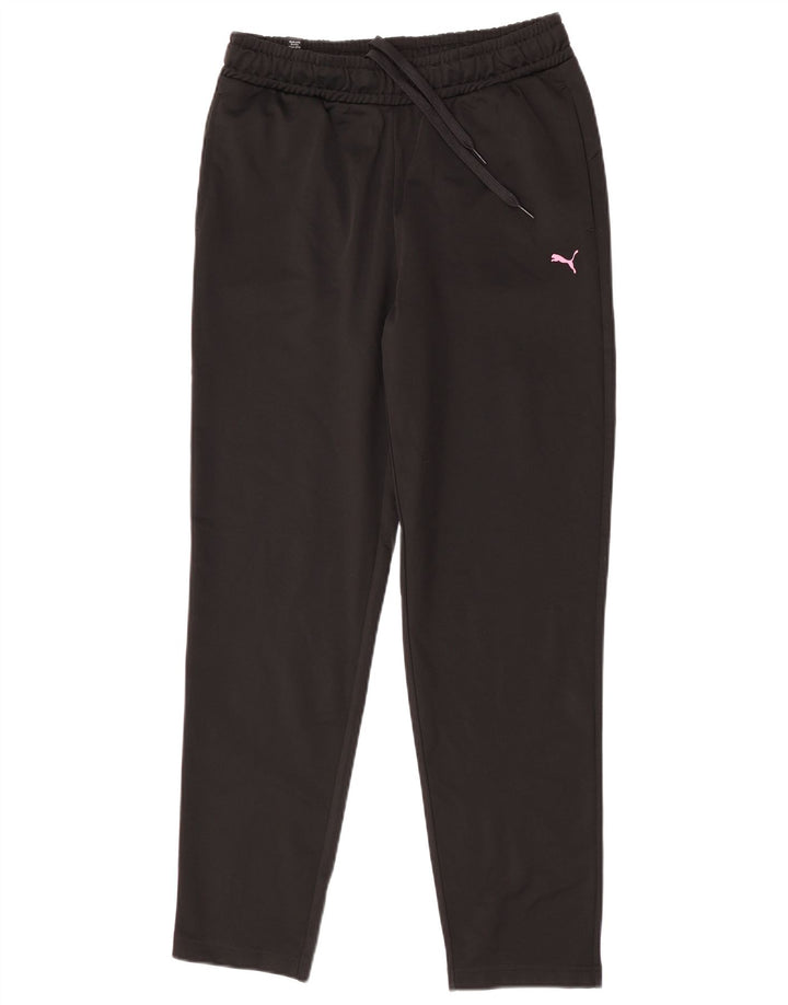 Puma Womens Tracksuit Trousers UK 10 Small  Black Polyester
