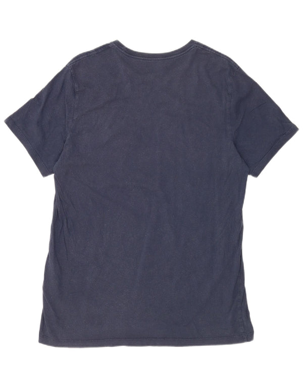 LEVI'S Mens Slim T-Shirt Top XL Navy Blue Cotton