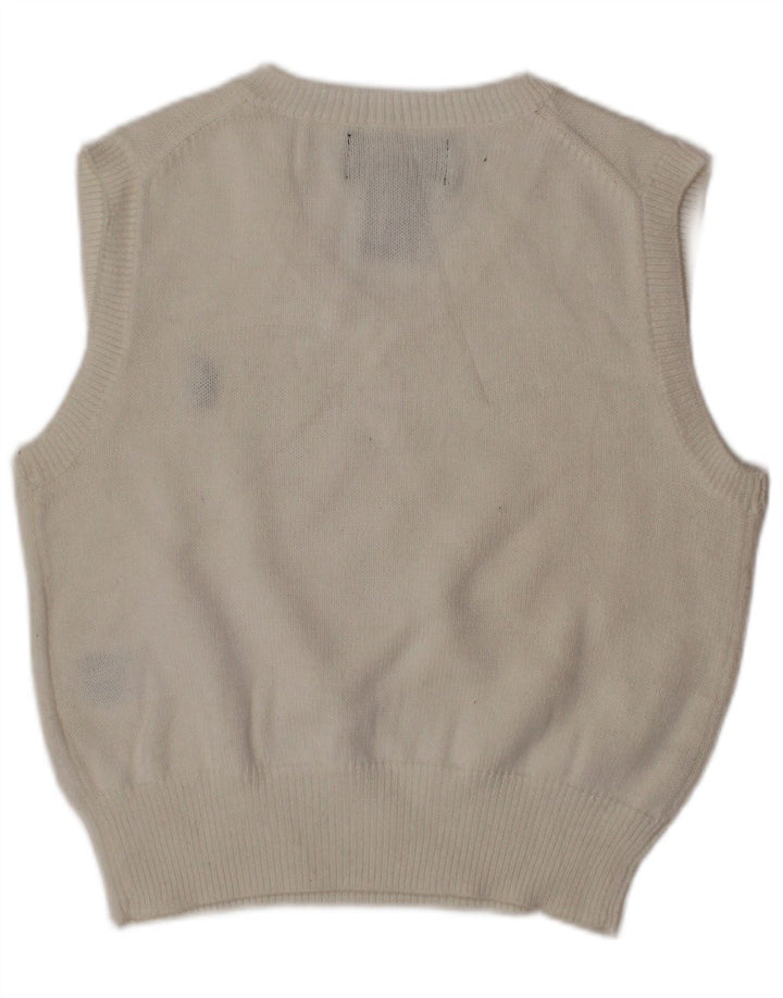 POLO RALPH LAUREN Boys Vest Tank Top 2-3 Years White Cotton