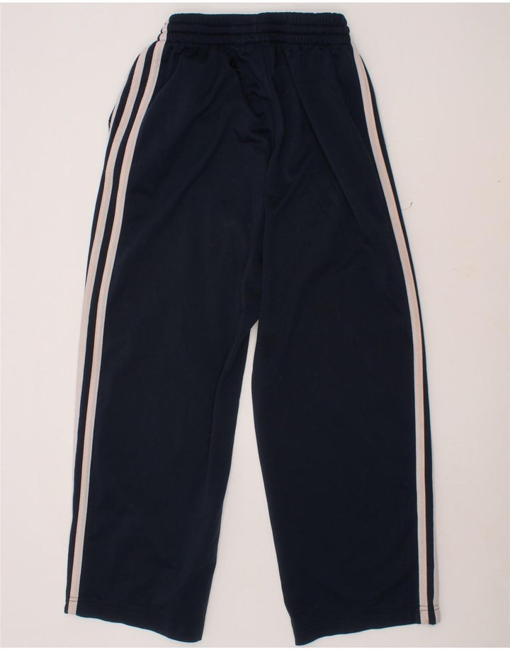 ADIDAS Boys Tracksuit Trousers 11-12 Years Navy Blue Polyester Vintage Adidas and Second-Hand Adidas from Messina Hembry 