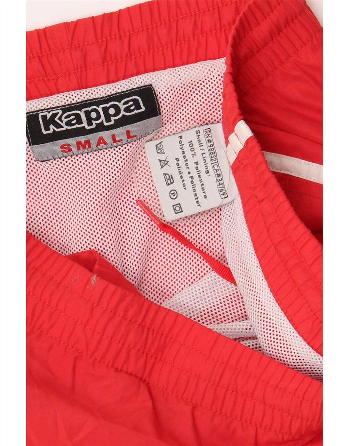 Kappa Mens Swimming Shorts Small Red Polyester