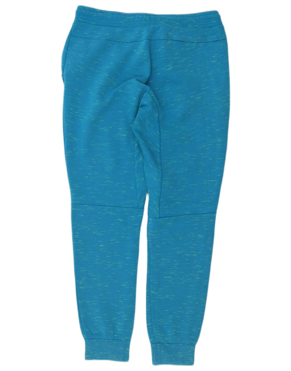 Nike Mens Tracksuit Trousers Joggers Large Blue Colourblock Cotton