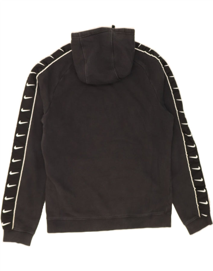 NIKE Mens Graphic Hoodie Jumper Small Black Cotton Vintage Nike and Second-Hand Nike from Messina Hembry 