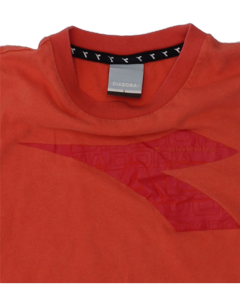 DIADORA Boys Graphic T-Shirt Top 5-6 Years Red Cotton | Vintage Diadora | Thrift | Second-Hand Diadora | Used Clothing | Messina Hembry 