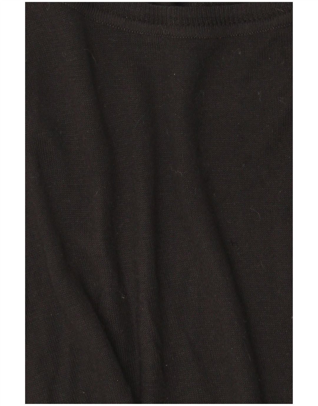 Zara Womens Boat Neck Jumper Sweater UK 14 Medium Black Viscose