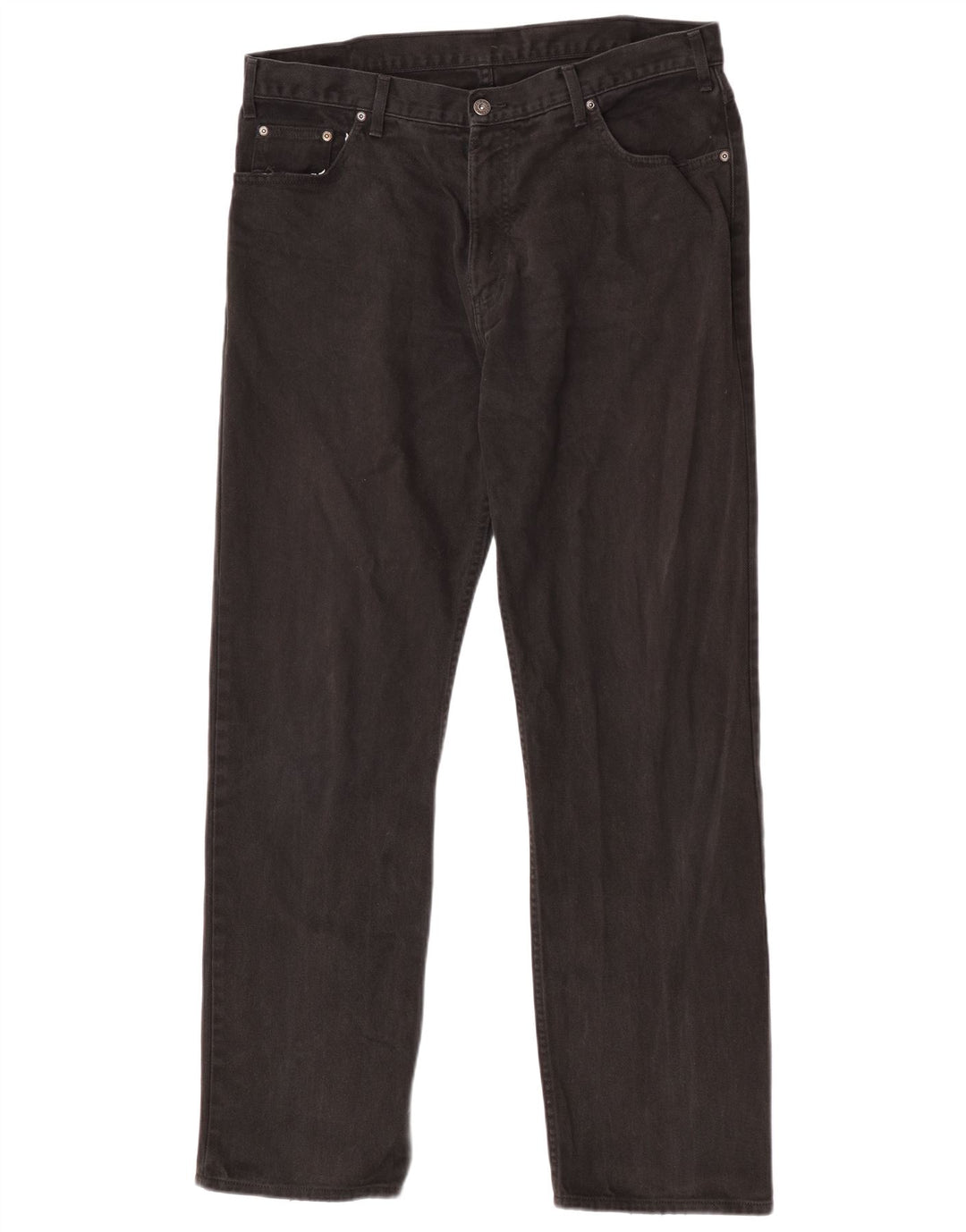 Marks & Spencer Mens Straight Jeans W38 L33 Black Cotton