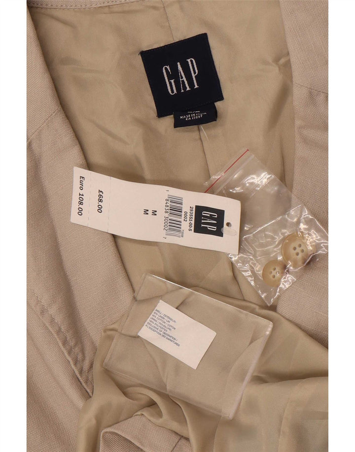Gap Mens 2 Button Blazer Jacket UK 38 Medium Grey Linen