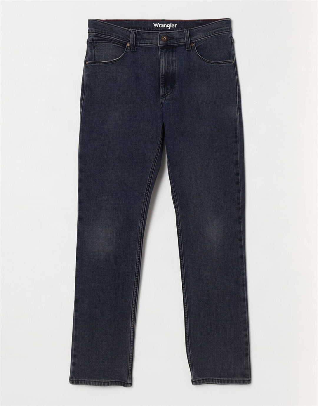 Wrangler Mens Slim Jeans W32 L32 Navy Blue Cotton