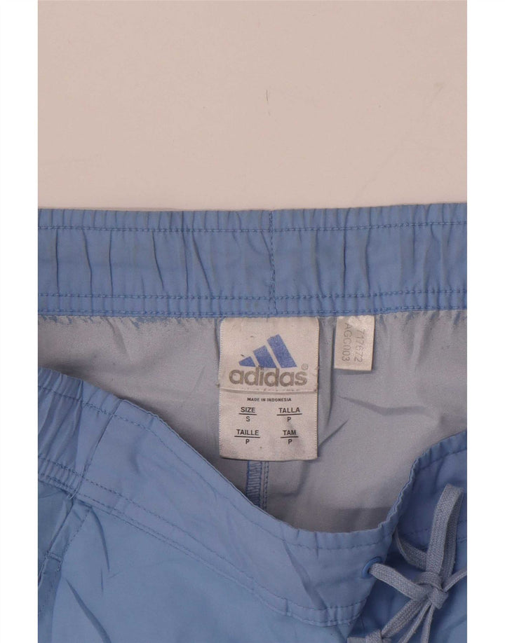 Adidas Mens Sport Shorts Small Blue Polyester