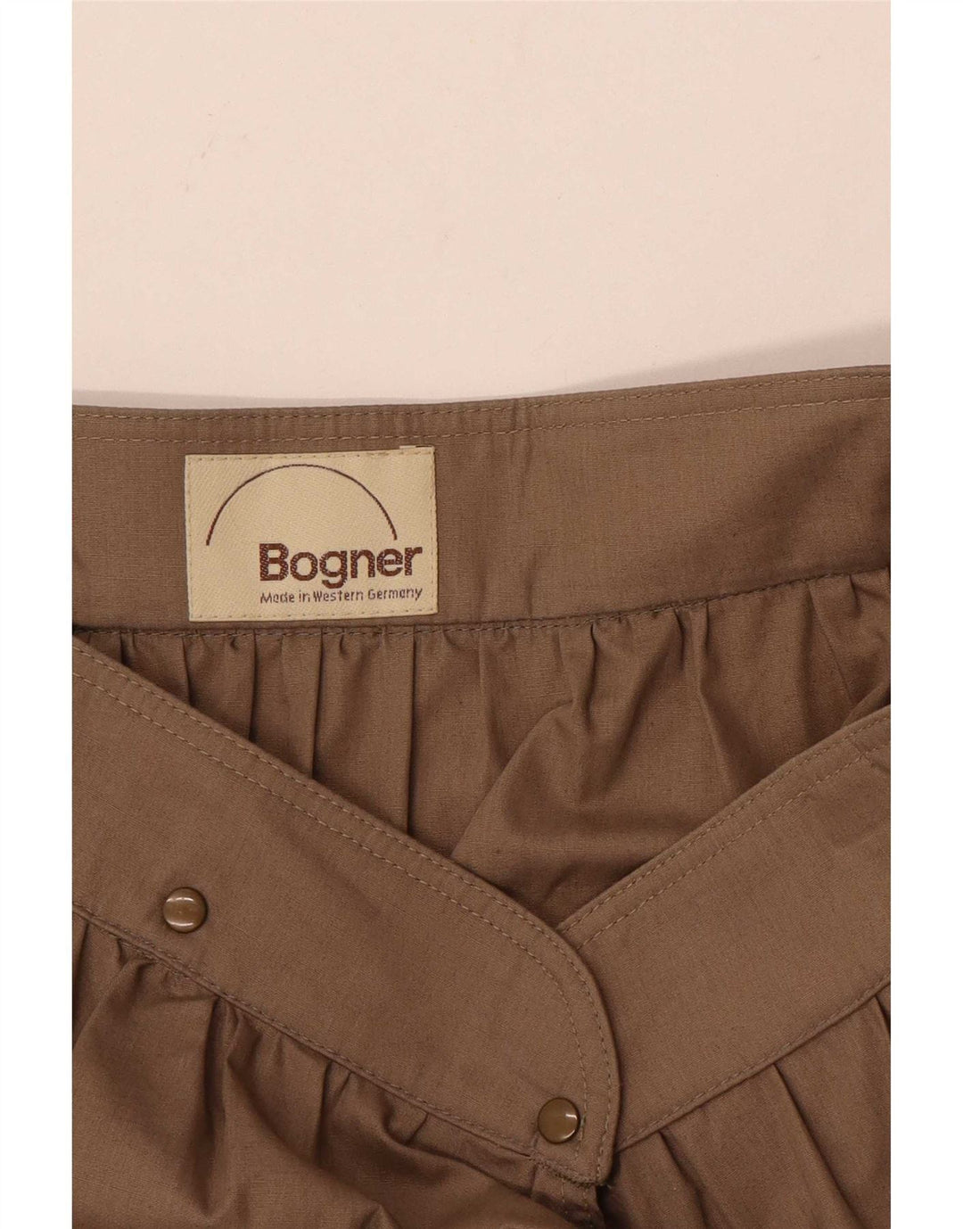Bogner Womens Wrap Skirt W30 Medium Brown