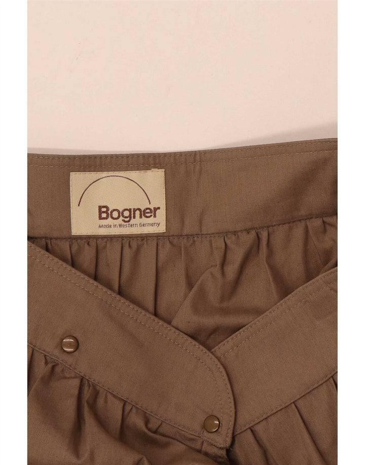 Bogner Womens Wrap Skirt W30 Medium Brown