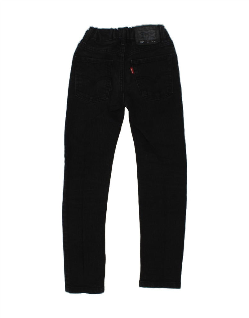 LEVI'S Boys 510 Skinny Jeans 7-8 Years W24 L22  Black Cotton | Vintage Levi's | Thrift | Second-Hand Levi's | Used Clothing | Messina Hembry 