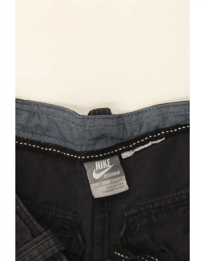 Nike Mens Cargo Shorts W34 Large Navy Blue
