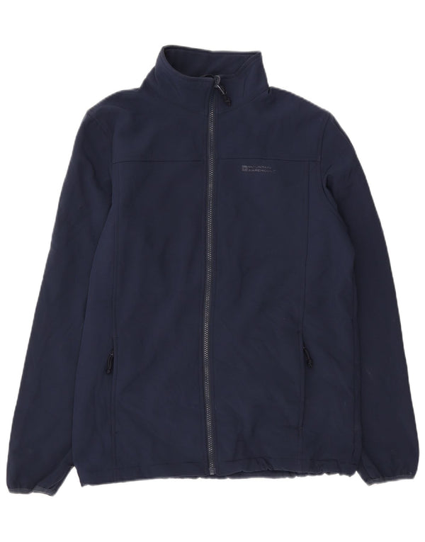 Mountain Warehouse Mens Windbreaker Jacket UK 36 Small Navy Blue Polyester