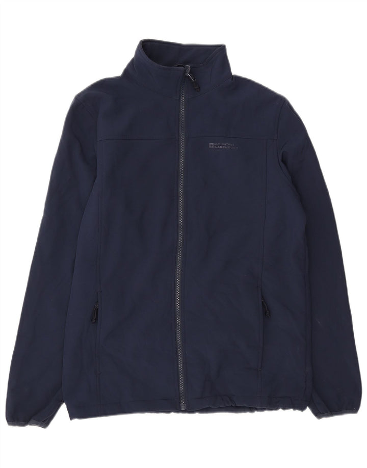 Mountain Warehouse Mens Windbreaker Jacket UK 36 Small Navy Blue Polyester
