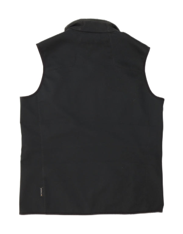 Jack Wolfskin Mens Gilet UK 40 Large Black Polyester
