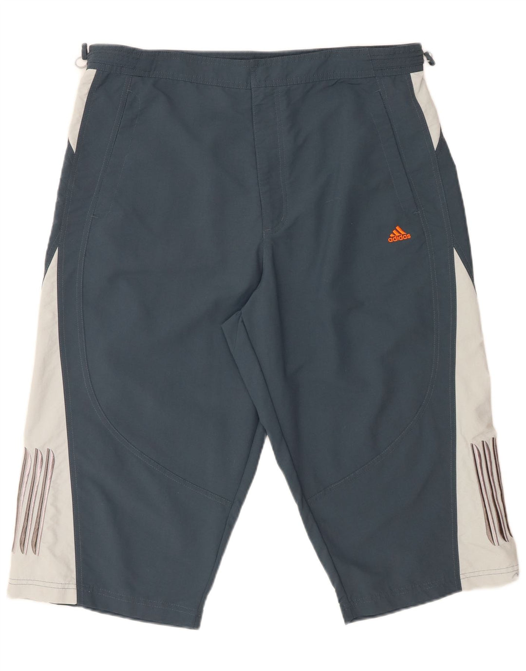 Adidas Mens Bermuda Sport Shorts Large  Blue Colourblock Polyamide