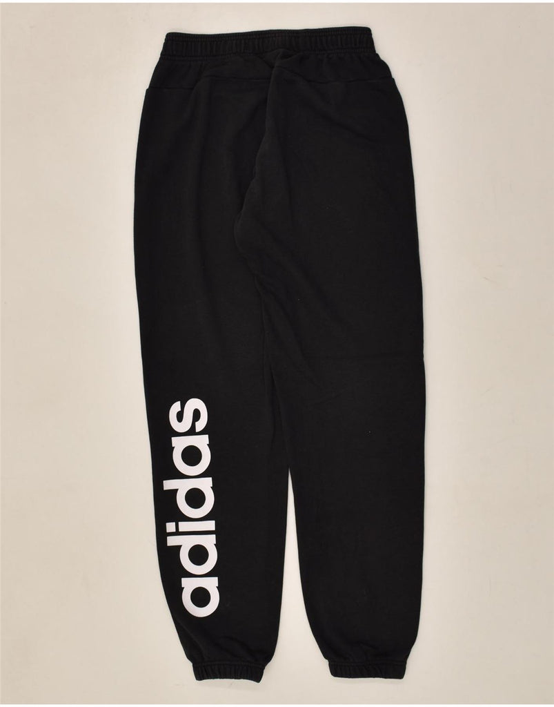 ADIDAS Boys Graphic Tracksuit Trousers Joggers 13-14 Years Black | Vintage Adidas | Thrift | Second-Hand Adidas | Used Clothing | Messina Hembry 