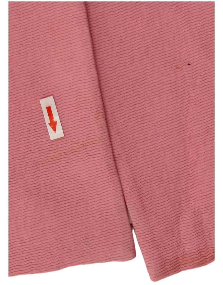 Zara Womens Overcoat UK 10 Small Pink Viscose