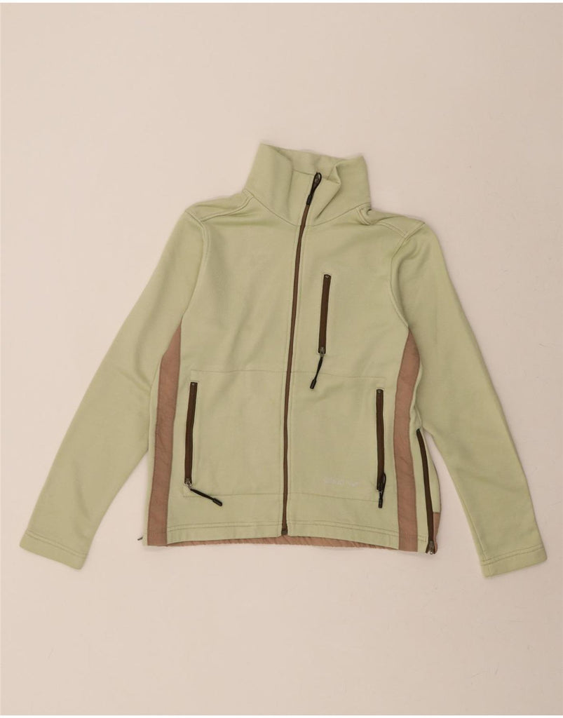 ARENA Womens Tracksuit Top Jacket UK 10 Small Green Colourblock Vintage Arena and Second-Hand Arena from Messina Hembry 