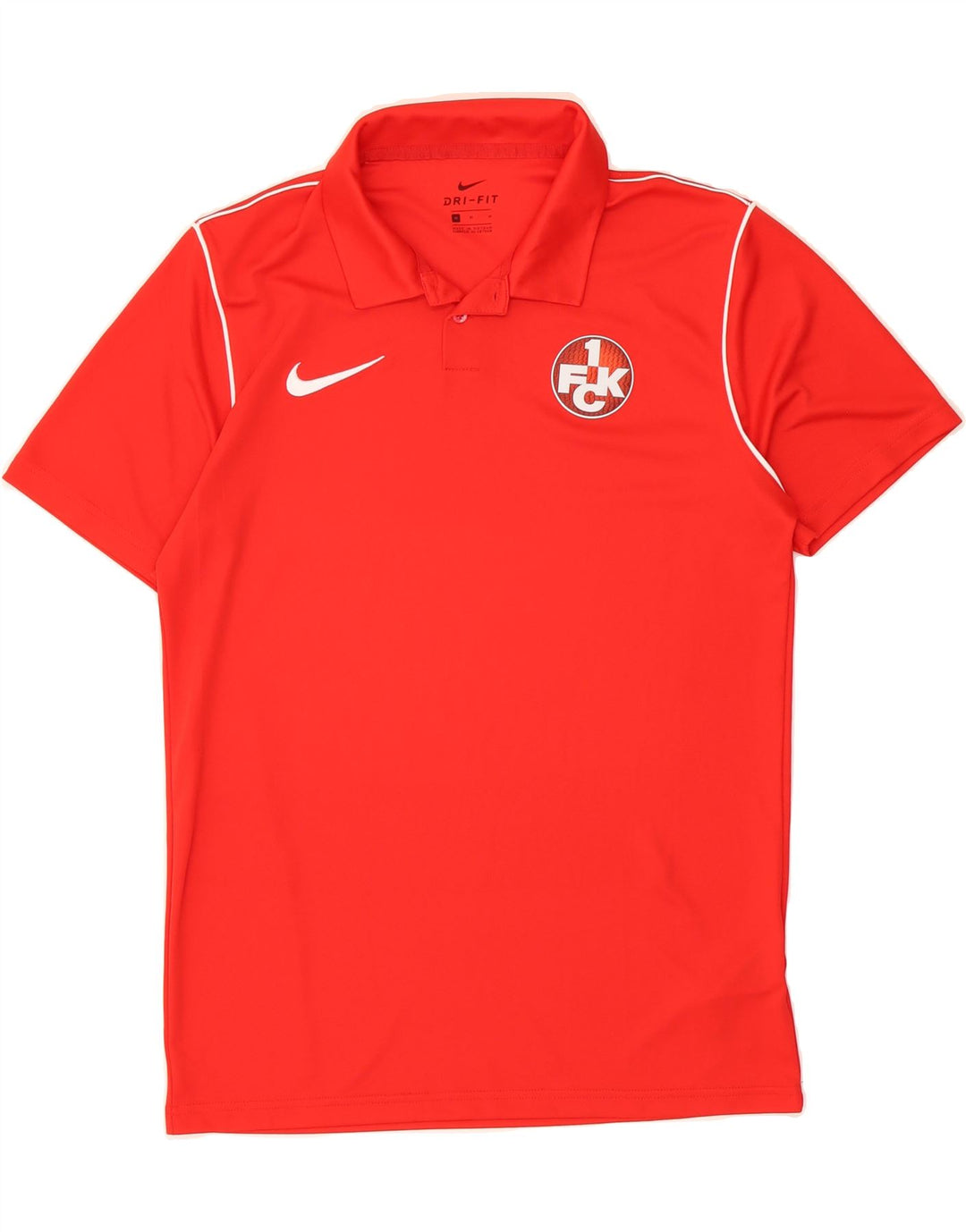 NIKE Mens Dri Fit Polo Shirt Medium Red Polyester Vintage Nike and Second-Hand Nike from Messina Hembry 