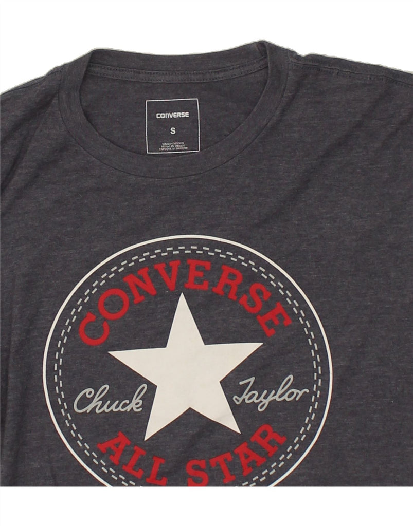 CONVERSE Mens Graphic T-Shirt Top Small Navy Blue | Vintage Converse | Thrift | Second-Hand Converse | Used Clothing | Messina Hembry 