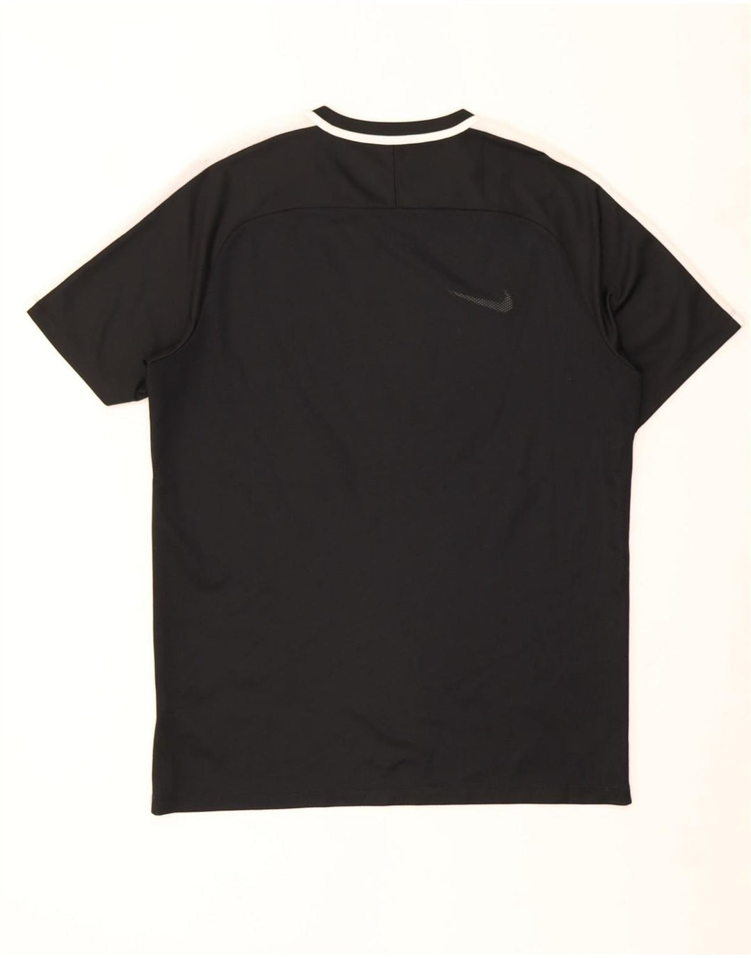 Nike Mens Dri Fit T-Shirt Top Large Black Colourblock