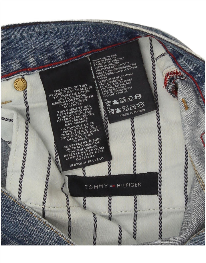 Tommy Hilfiger Mens Straight Jeans W32 L32 Blue Cotton