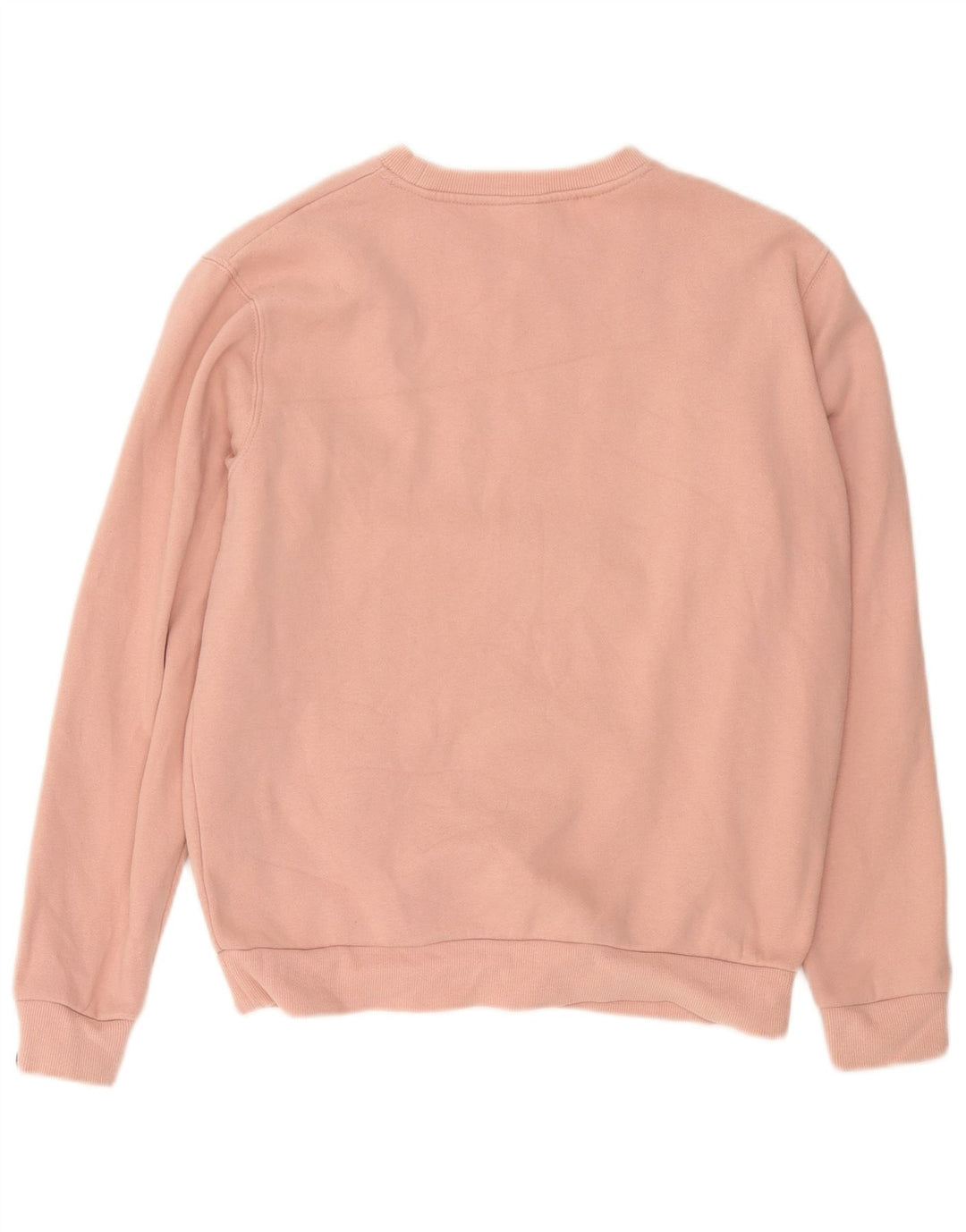 Ellesse Womens Oversized Sweatshirt Jumper UK 10 Small Pink Cotton