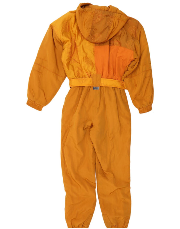 Gigi Rizzi Womens Hooded Ski Jumpsuit UK 14 Medium Orange