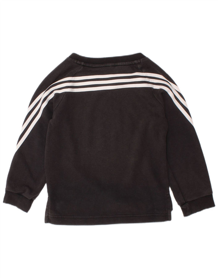 ADIDAS Baby Boys Sweatshirt Jumper 18-24 Months Black Cotton