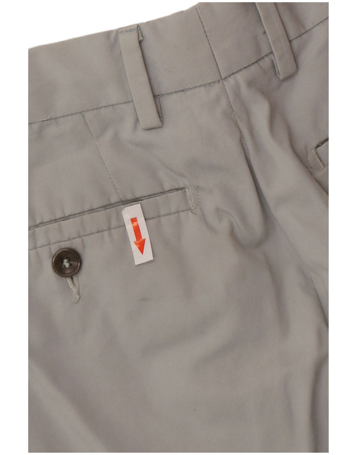 Dockers Mens Straight Chino Trousers W31 L32 Grey Cotton
