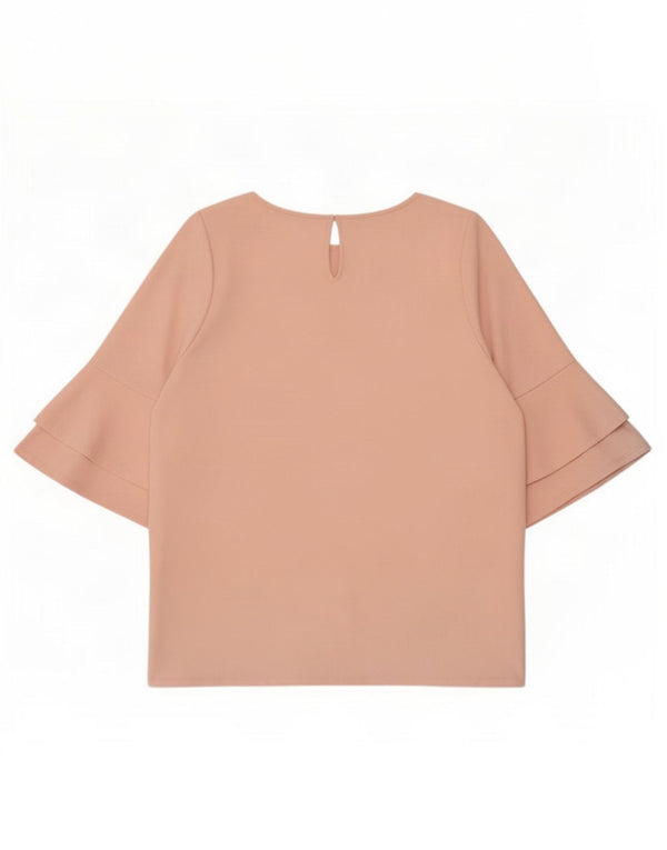 Marks & Spencer Womens Autograph 3/4 Sleeve Blouse Top UK 18 XL Pink