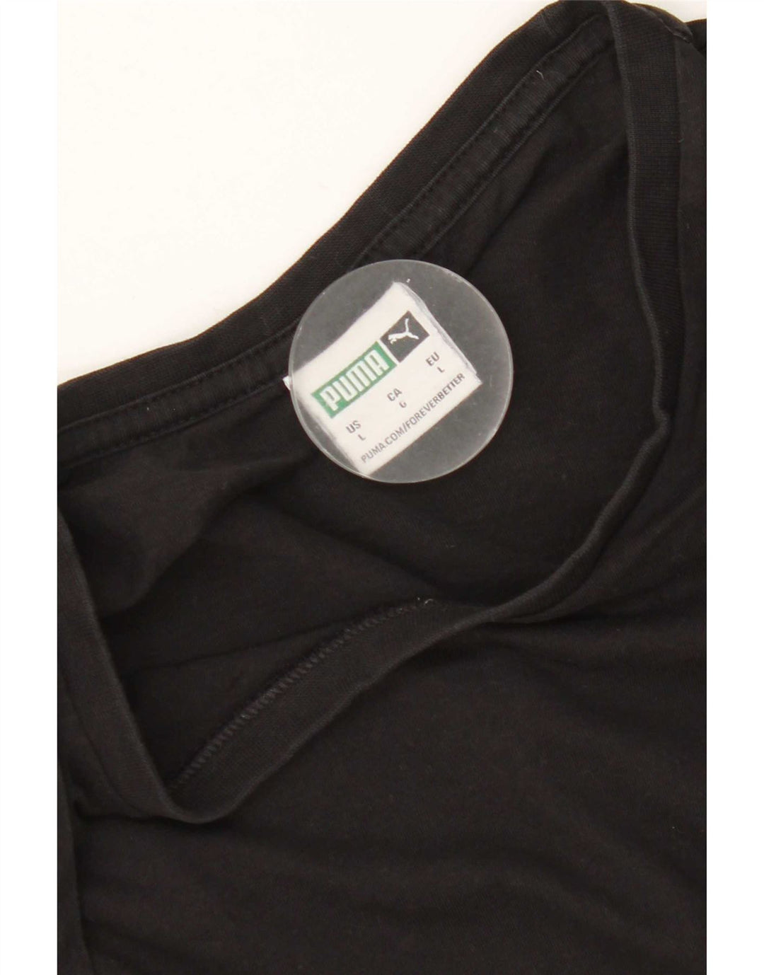 Puma Mens T-Shirt Top Large Black