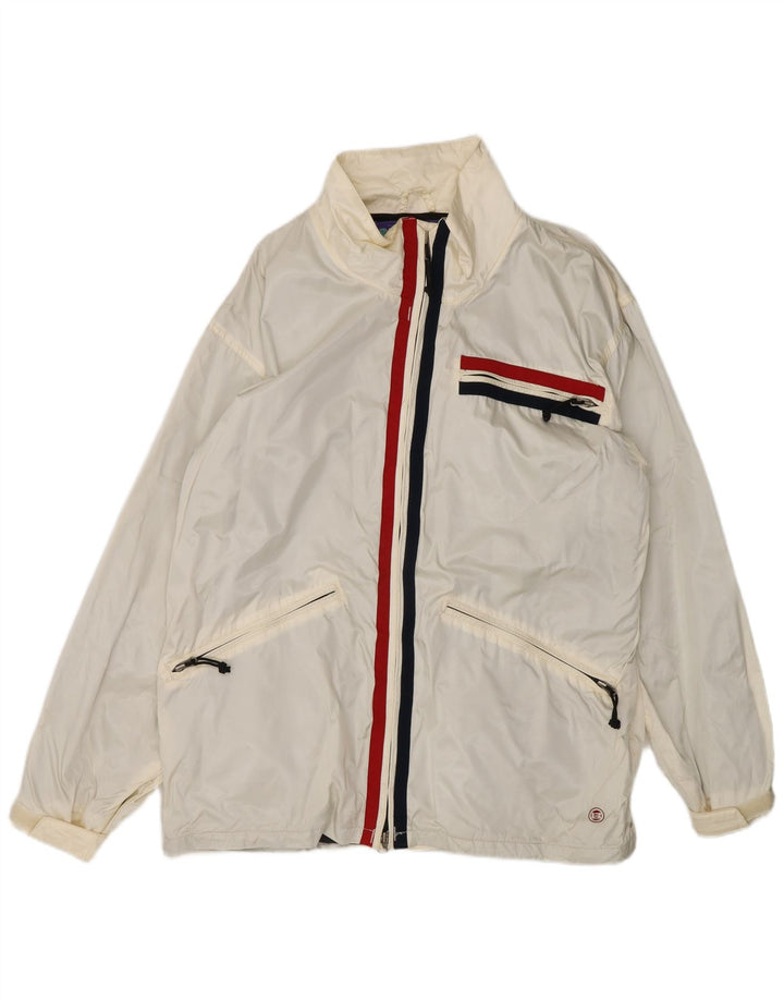 Burton Mens Snowboards Windbreaker Jacket UK 38 Medium White Colourblock
