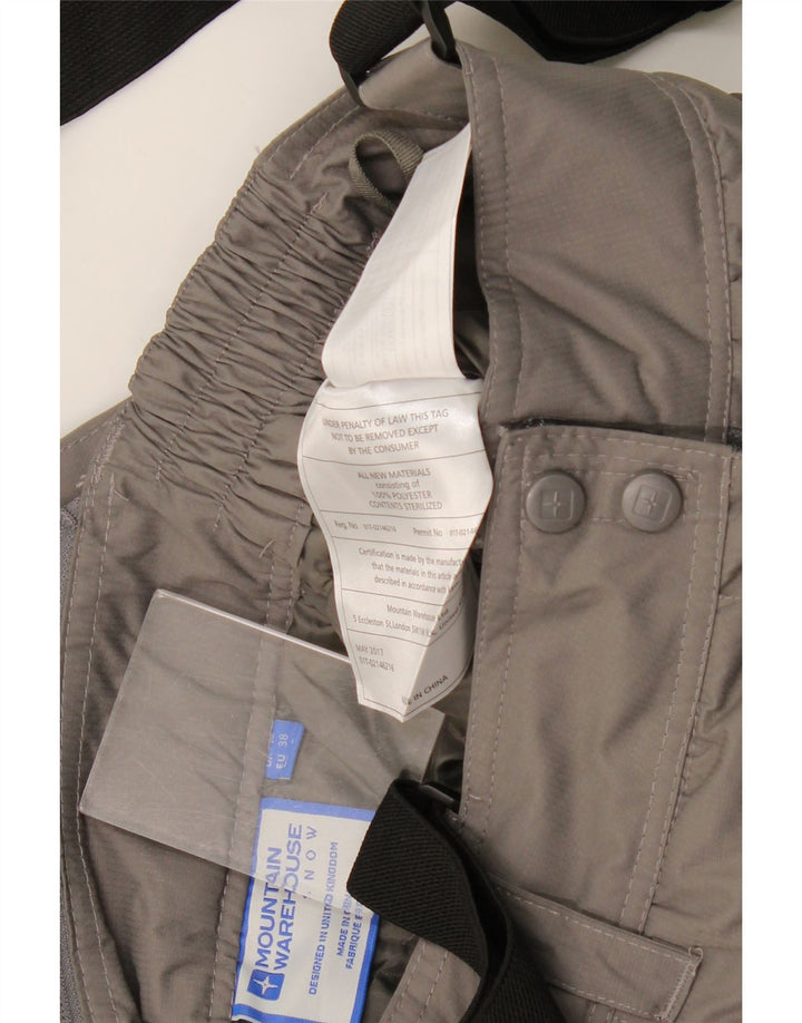 Mountain Warehouse Womens Dungarees Ski Trousers UK 10 Small Grey