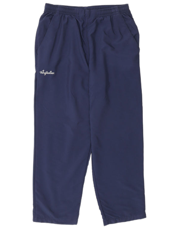 AUSTRALIAN L'ALPINA Mens Tracksuit Trousers IT 46 Small Navy Blue