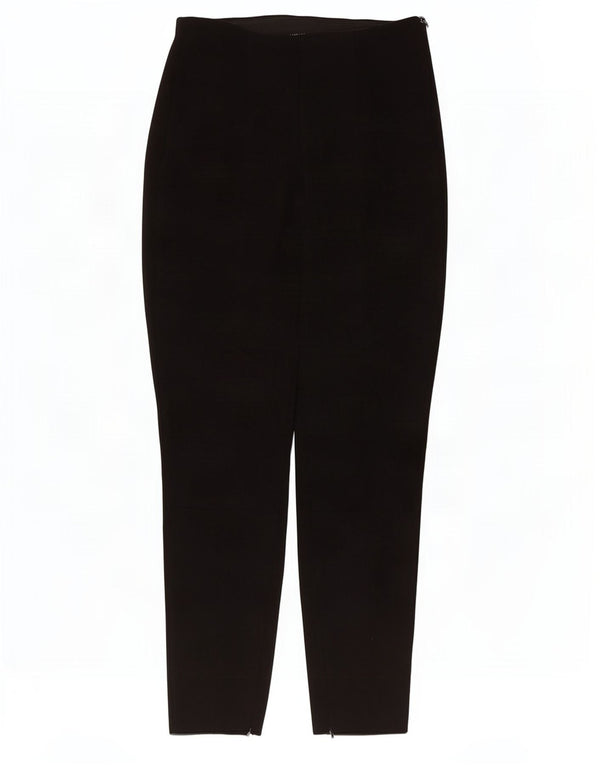 Zara Womens Tapered Casual Trousers Small W26 L26 Black