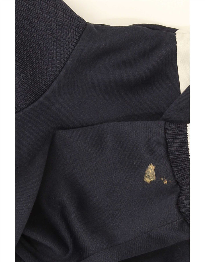 Arena Mens Graphic Tracksuit Top Jacket Medium Navy Blue Colourblock