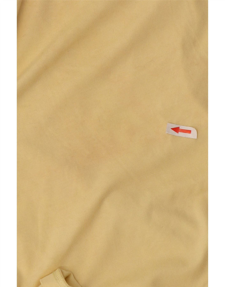 Vans Mens Classic Fit T-Shirt Top Medium Yellow Cotton
