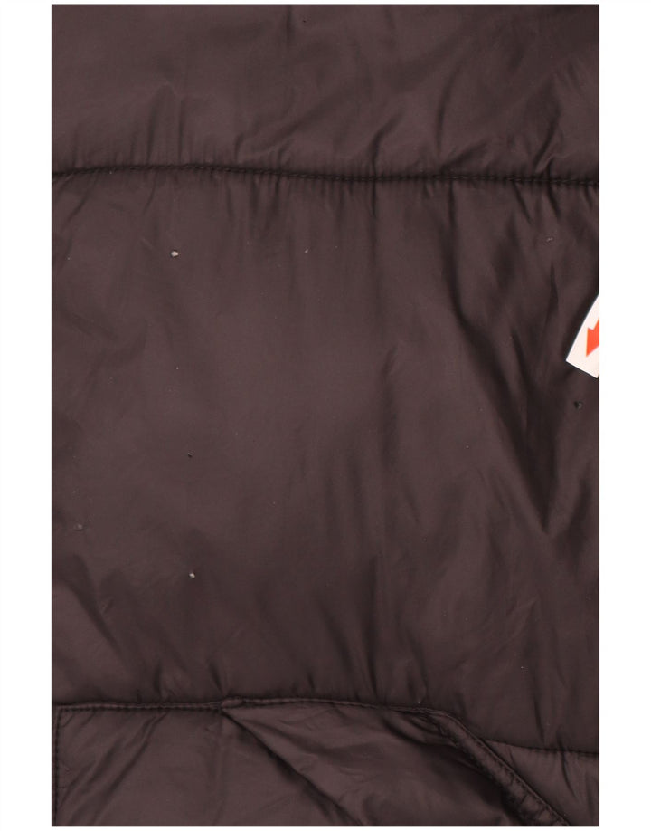 Barbour Mens Hooded Padded Jacket UK 42 XL Black Polyamide