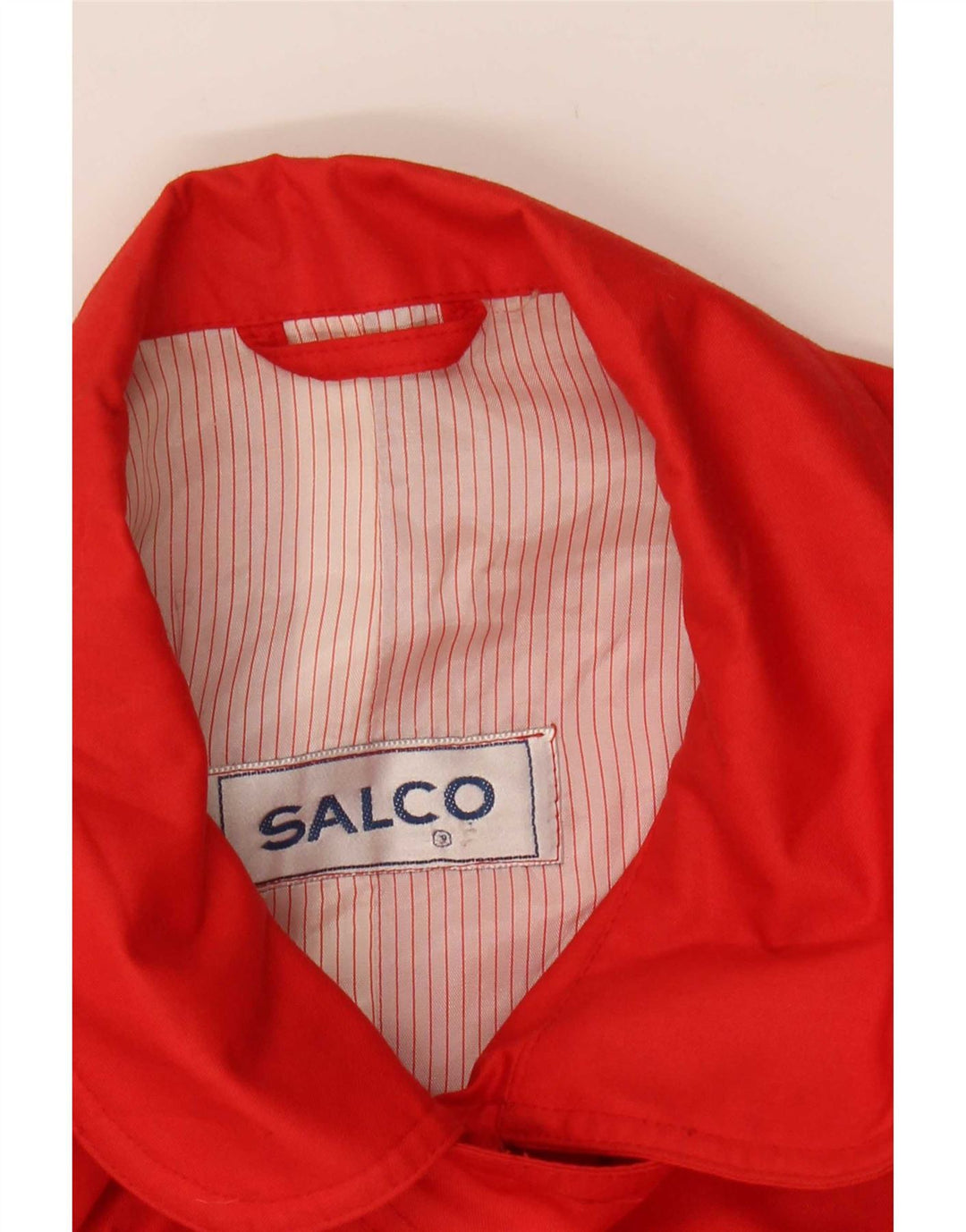 Salco Womens Trench Coat UK 12 Medium Orange