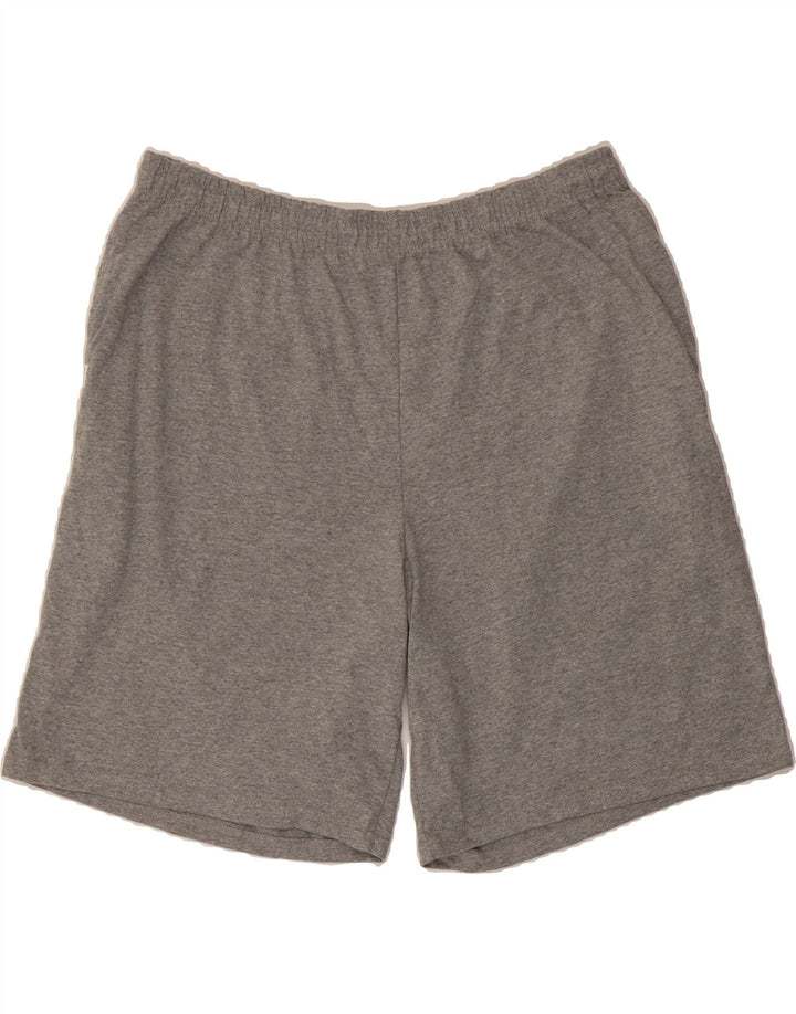 RUSSELL ATHLETIC Womens Sport Shorts UK 18 XL  Grey Polyester Vintage Russell Athletic and Second-Hand Russell Athletic from Messina Hembry 