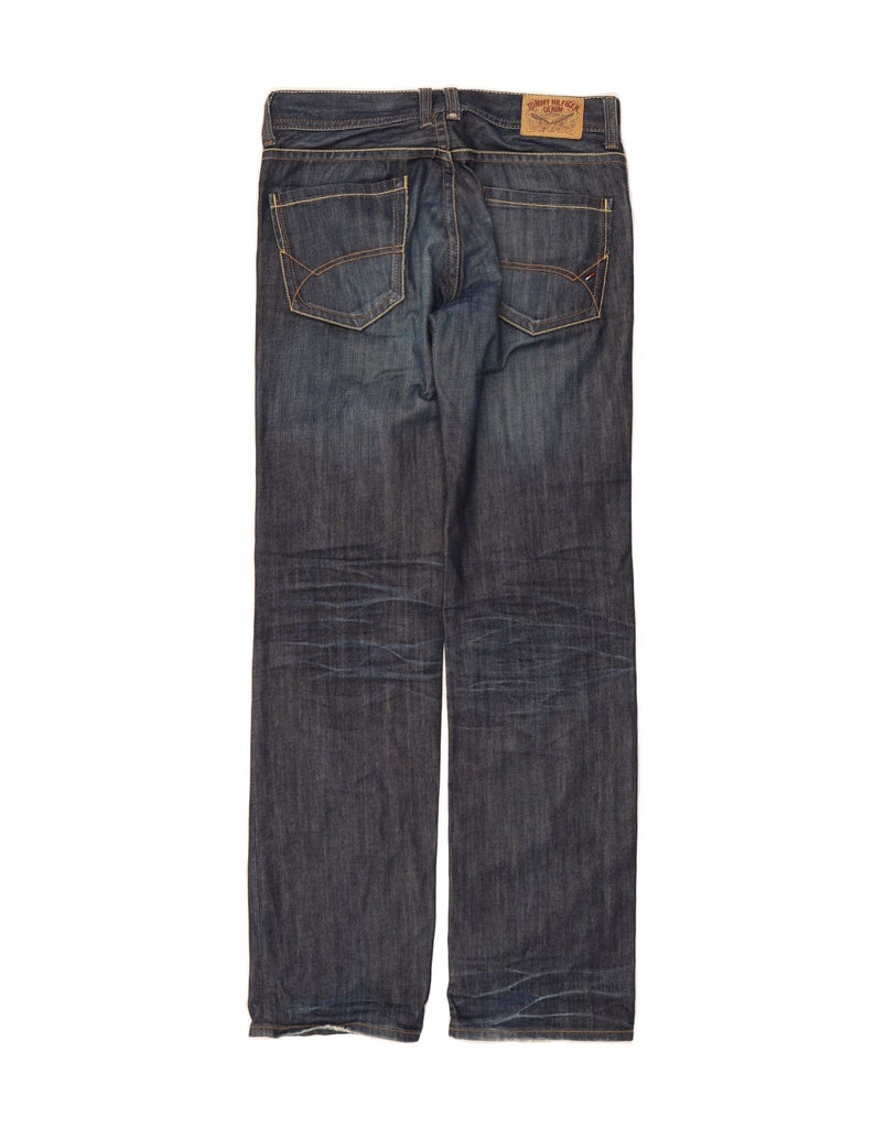 TOMMY HILFIGER Mens Wilson Regular Straight Jeans W31 L34 Navy Blue Cotton Vintage Tommy Hilfiger and Second-Hand Tommy Hilfiger from Messina Hembry 