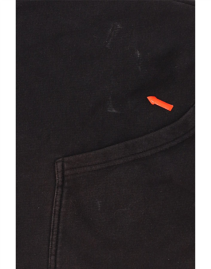 CHAMPION Mens Graphic Hoodie Jumper Large Black Cotton Vintage Champion and Second-Hand Champion from Messina Hembry 