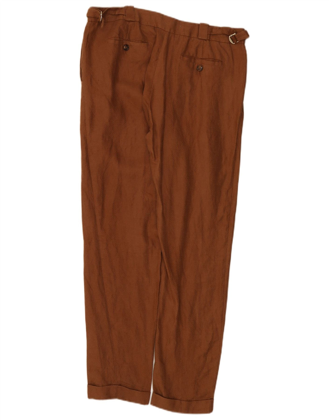 Massimo Dutti Womens Regular Chino Trousers EU 40 Medium W30 L31 Brown