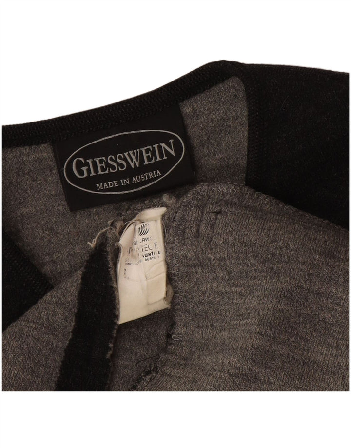 Giesswein Mens Waistcoat Medium Grey Wool