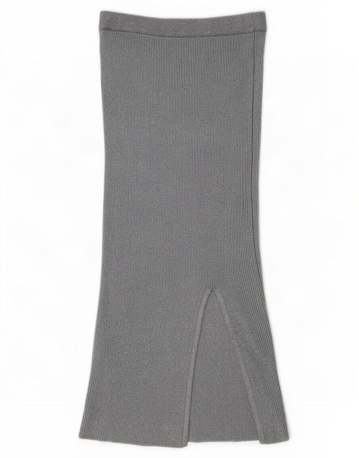 Zara Womens Maxi Skirt Medium W28 L34 Grey Viscose